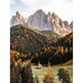Landschaftsfotografie Druck - Flucht in die italienischen Berge