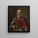 Portrait eines Admirals wahrscheinlich Francesco Duodo - Titien — gerahmtes Bild an der Wand
