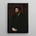 Portrait de Charles Quint - Titien — gerahmtes Bild an der Wand
