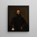 Portrait de Giacomo par Andrea Dolfin - Titien — gerahmtes Bild an der Wand