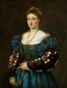Portrait einer Dame La Bella - Titien — Ansicht des Kunstwerks