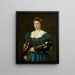 Portrait einer Dame La Bella - Titien — gerahmtes Bild an der Wand