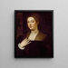 Portrait einer Dame - Titien — gerahmtes Bild an der Wand
