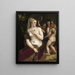Venus im Spiegel - Titien — gerahmtes Bild an der Wand