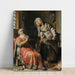 Reproduktion des Gemäldes Tobit und Anna mit dem Kind - Rembrandt van Rijn