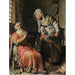 Reproduktion des Gemäldes Tobit und Anna mit dem Kind - Rembrandt van Rijn