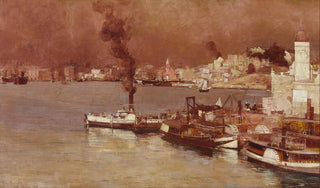 Tom Roberts - An autumn morning Milsons Point Sydney.webp