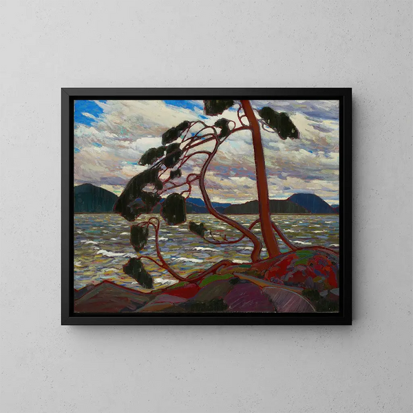 Der Westwind - Tom Thomson — gerahmtes Bild an der Wand
