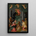 L'Adoration der Hirten - Tommaso d'Antonio Manzuoli — gerahmtes Bild an der Wand