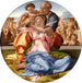 Tondo Doni - Michelangelo — Ansicht des Kunstwerks