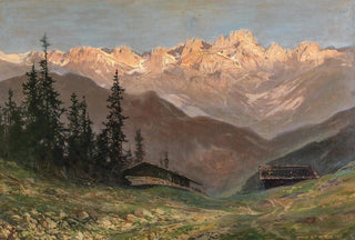 Toni Haller - Abendrot ber den Dolomiten.webp