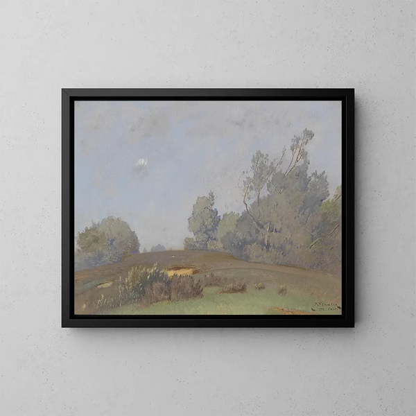 Landschaft - Toni von Stadler — gerahmtes Bild an der Wand