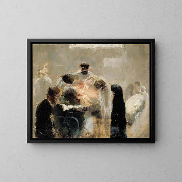 Operation - Torsten Wasastjerna — gerahmtes Bild an der Wand