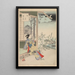 Nobles Frauen der Tokugawa-Periode Trente-six beautés Sanjuroko kasensoro Pl18 - Toshikata Mizuno — gerahmtes Bild an der Wand
