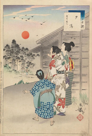 Toshikata Mizuno - Noblewomen of the Tokugawa Period Thirtysix Beauties Sanjuroko kasensoro Pl30.webp