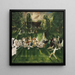 Turnier im Tennis - George Wesley Bellows — gerahmtes Bild an der Wand