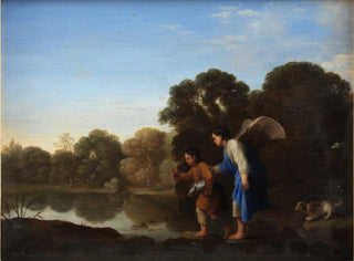 Toussaint Gelton - Young Tobiah and the Angel.webp