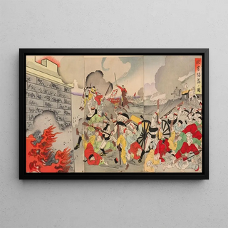 Toyohara Chikanobu - The Fall of Beijing.webp
