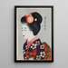 Maiko, Geisha-Schülerin - Toyonari Yamamura — gerahmtes Bild an der Wand