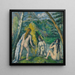 Drei Badende - Paul Cézanne — gerahmtes Bild an der Wand