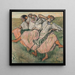 Drei russische Tänzerinnen - Edgar Degas — gerahmtes Bild an der Wand