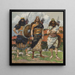 Drei der Kapitäne von David - James Tissot — gerahmtes Bild an der Wand