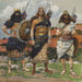 Drei der Kapitäne von David - James Tissot — Ansicht des Kunstwerks