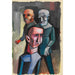 Reproduktion des Gemäldes Drei Männer, ohne Datum (ca. 1935) - Karl Wiener
