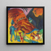Troupeau de Chèvres Rentrant - Ernst Ludwig Kirchner — gerahmtes Bild an der Wand