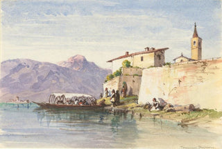 Truman Seymour - Italian Lakeside View.webp