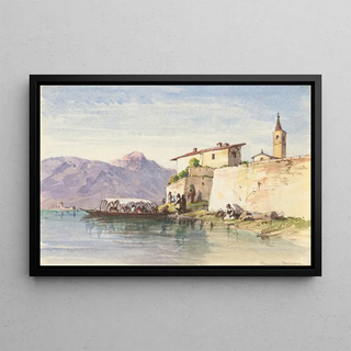Truman Seymour - Italian Lakeside View.webp