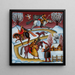 Trzech Budrysw - Helena Schramm — gerahmtes Bild an der Wand