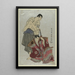 Sandaime Ichikawa Yaoz no Fuwa Banzaemon zu Sandaime Sakata Hangor no Kosodate no Kannonb - Tōshūsai Sharaku — gerahmtes Bild an der Wand
