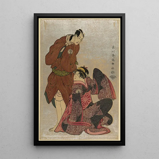 Tshsai Sharaku - Sandiaime band hikosabur no obiya chmemon to yodaime iwai hanshir no shinanoya ohan.webp