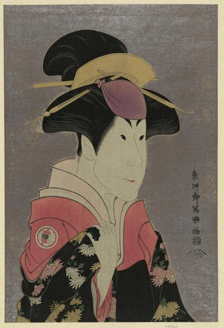 Tshsai Sharaku - Segawa tomisabur as yadorigi wife of ogishi kurando.webp