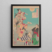Mond des Festivals Bon - Tsukioka Yoshitoshi — gerahmtes Bild an der Wand