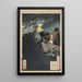 Daimotsu kaij no tsuki - Tsukioka Yoshitoshi — gerahmtes Bild an der Wand