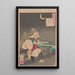 Lune du stèle funéraire Sotoba no tsuki - Tsukioka Yoshitoshi — gerahmtes Bild an der Wand