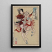 Hangakujo - Tsukioka Yoshitoshi — gerahmtes Bild an der Wand