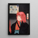 Hida no Tatewaki mit roter Perücke - Tsukioka Yoshitoshi — gerahmtes Bild an der Wand
