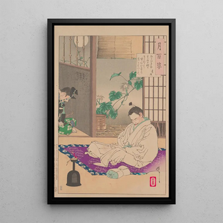 Tsukioka Yoshitoshi - Hidetsugu in exile.webp