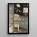 Die Mondscheibe von Hitotsuya - Tsukioka Yoshitoshi — gerahmtes Bild an der Wand