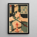 Horii Tsuneemon gekreuzigt - Tsukioka Yoshitoshi — gerahmtes Bild an der Wand