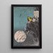 Mond von Inabayama - Tsukioka Yoshitoshi — gerahmtes Bild an der Wand
