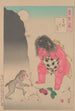 Lune de la montagne de Kintoki Kintokiyama no tsuki - Tsukioka Yoshitoshi — Ansicht des Kunstwerks