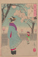Lune des quartiers de plaisir Kuruwa no tsuki - Tsukioka Yoshitoshi — Ansicht des Kunstwerks