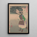 Lune du mont Otowa Otowayama no tsuki - Tsukioka Yoshitoshi — gerahmtes Bild an der Wand
