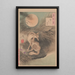 Plaine de Musashi lune - Tsukioka Yoshitoshi — gerahmtes Bild an der Wand