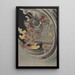 Mushataira no tomomori - Tsukioka Yoshitoshi — gerahmtes Bild an der Wand