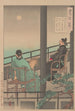 Nakamaro betrachtet den Mond in China - Tsukioka Yoshitoshi — Ansicht des Kunstwerks